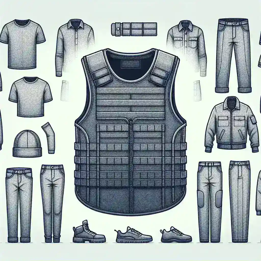 防弾チョッキ素材を使用した服を開発